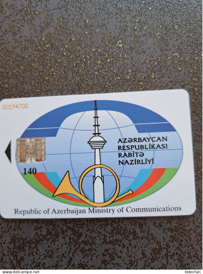 AZERBAIDJAN CHIP CARD GSM MOTOROLA 140U Sc7 UT - Azerbaïjan