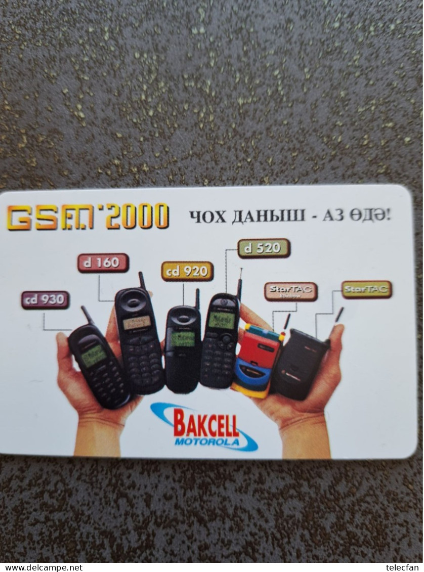 AZERBAIDJAN CHIP CARD GSM MOTOROLA 140U Sc7 UT - Azerbaiyan