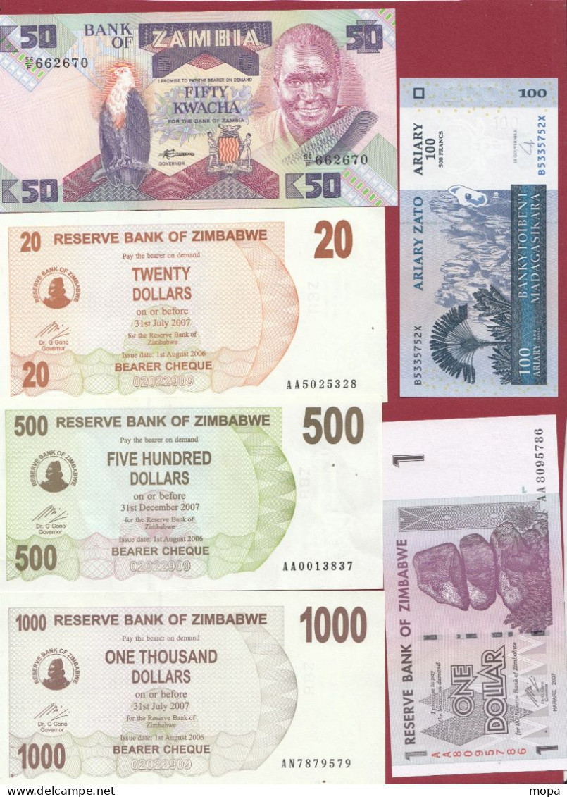 Pays Du Monde (AFRIQUE) --28 Billets --UNC --lot N°1 - Kilowaar - Bankbiljetten
