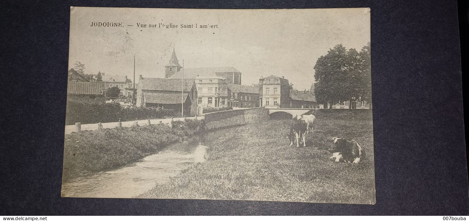 JODOIGNE  / VUE SUR L'EGLISE SAINT LAMBERT  / EDIT. ?? / VOYAGEE 1922 - Jodoigne