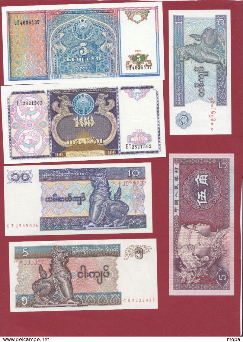 Pays Du Monde (Asie) --26 Billets --UNC --lot N°2 - Vrac - Billets