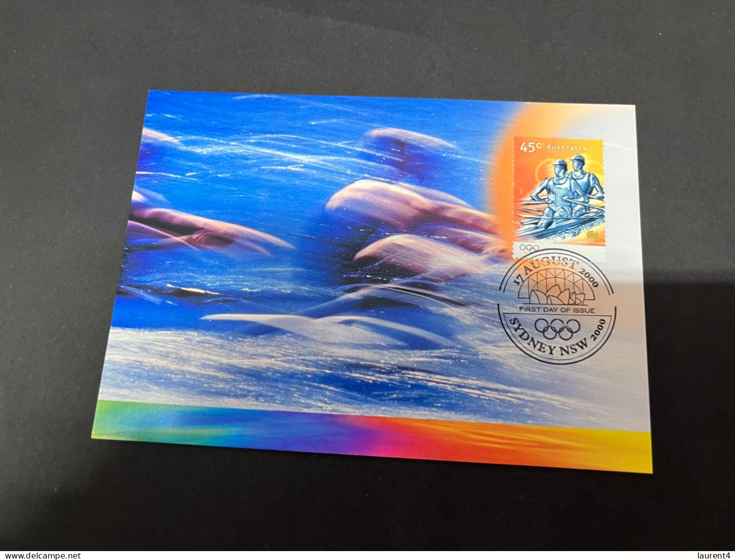 29-8-2023 (3 T 33)  Australia FDC Cover - 2000 - Sydney Olympic + 5 Matching Maxicards (6 Items) - Erst- U. Sonderflugbriefe