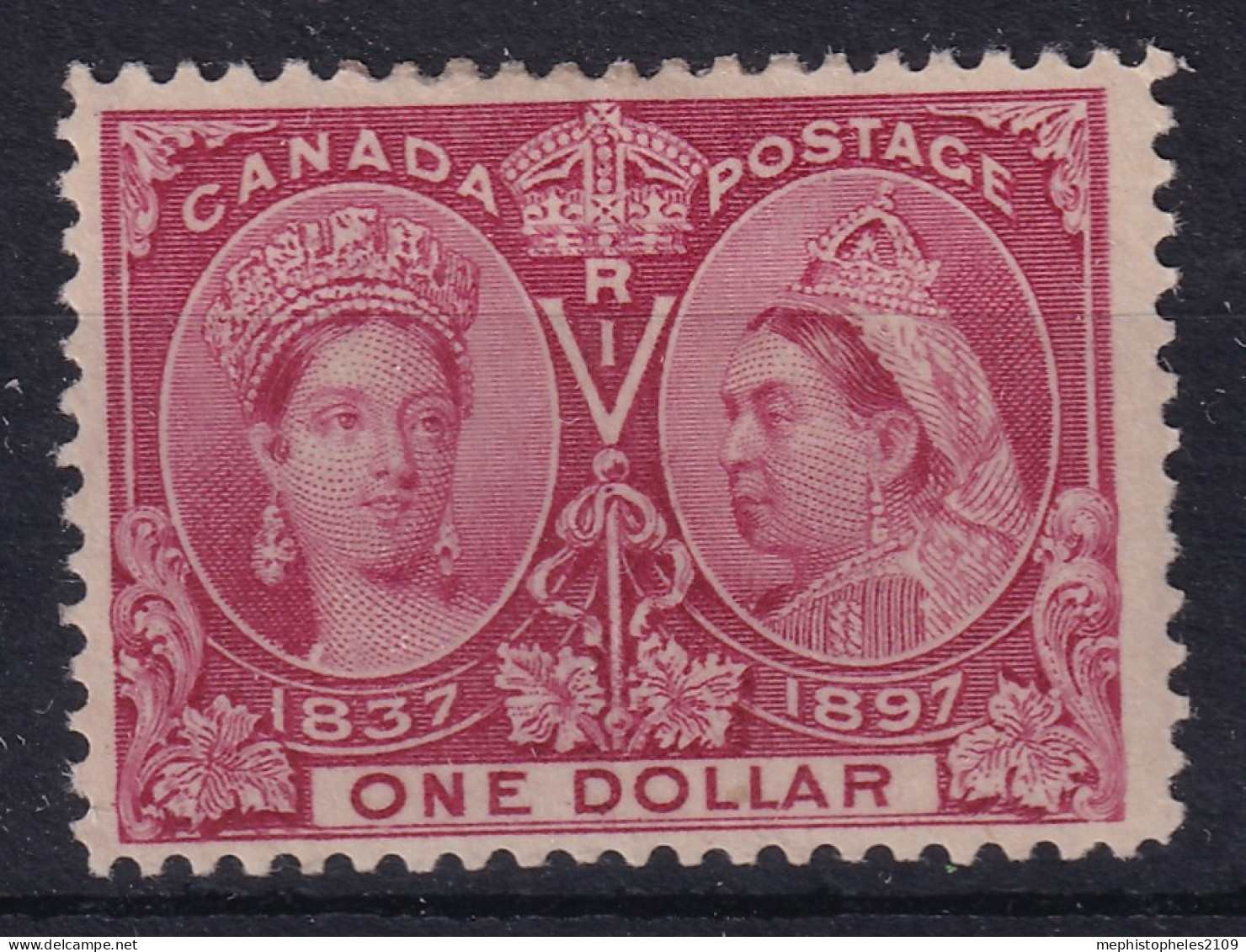 CANADA 1897 - MLJH - Sc# 61 - Jubilee 1$ - Ungebraucht