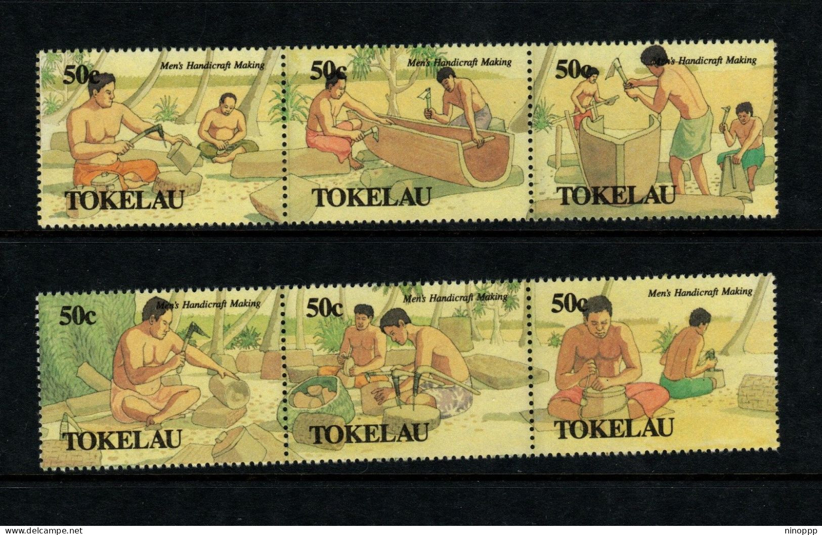 Tokelau SG 183-88  1990  Men's Art ,mint Never Hinged, - Tokelau