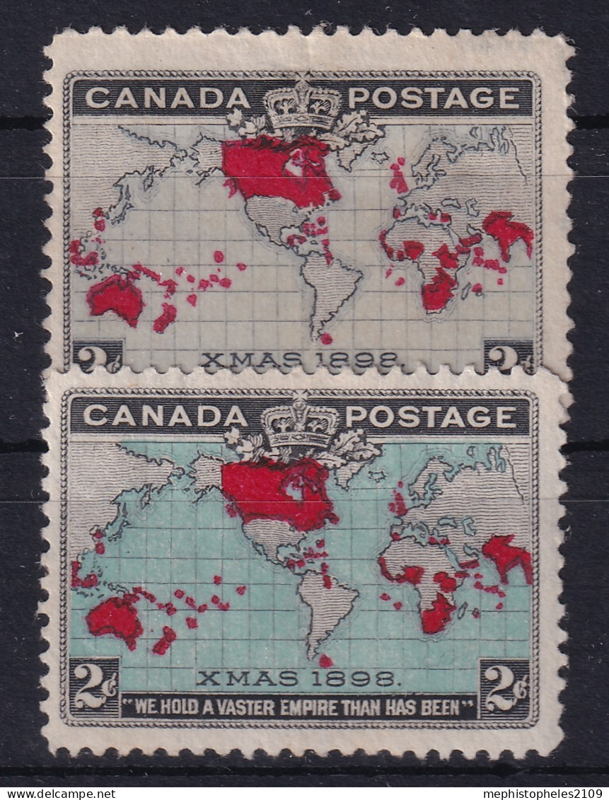 CANADA 1898 - MLH - Sc# 85, 86 - Ongebruikt