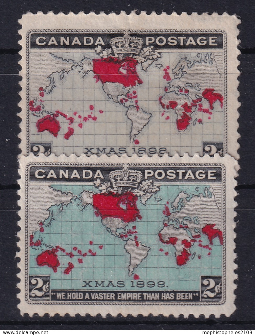 CANADA 1898 - MLH - Sc# 85, 86 - Unused Stamps