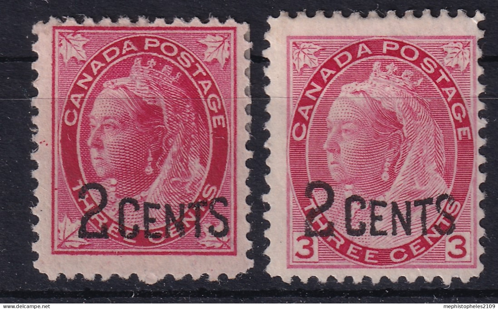 CANADA 1899 - MLH - Sc# 87, 88 - Nuevos