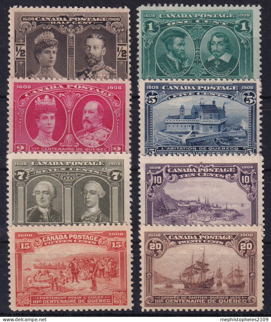 CANADA 1903-08 - MLH - Sc# 96-103 - Complete Set! - Nuovi