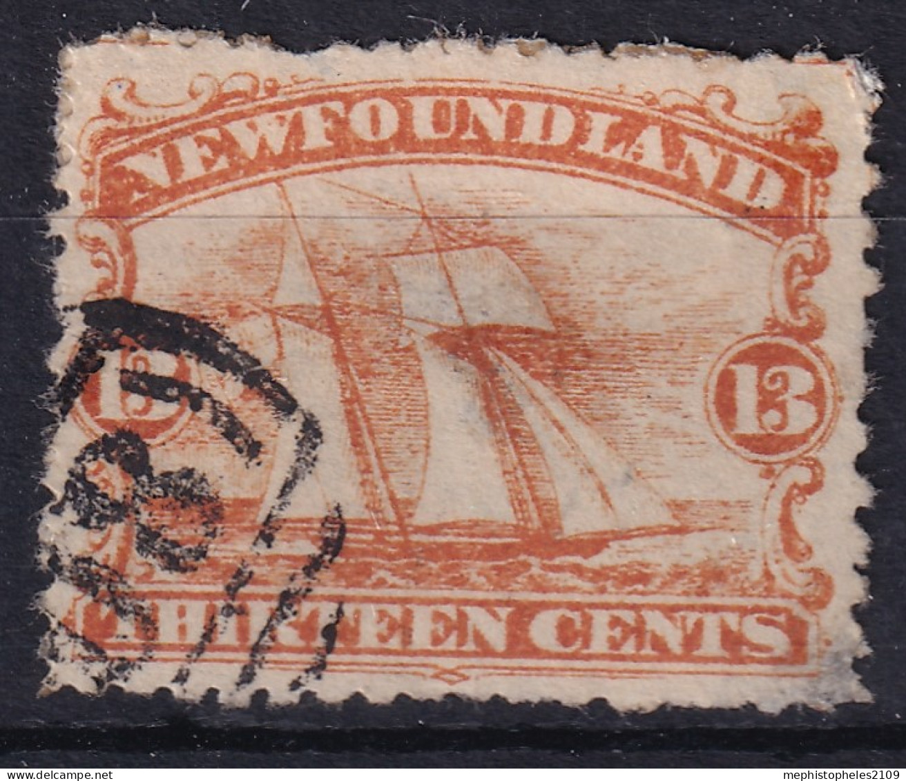 NEWFOUNDLAND 1865 - Canceled - Sc# 30 - 1865-1902