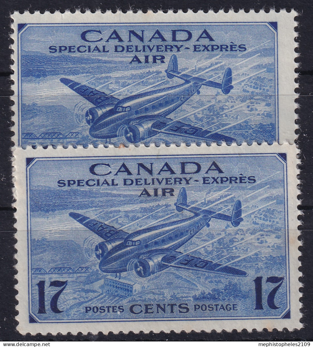 CANADA 1946 - MLH - Sc# CE1, CE2 - Special Delivery Exprès - Exprès