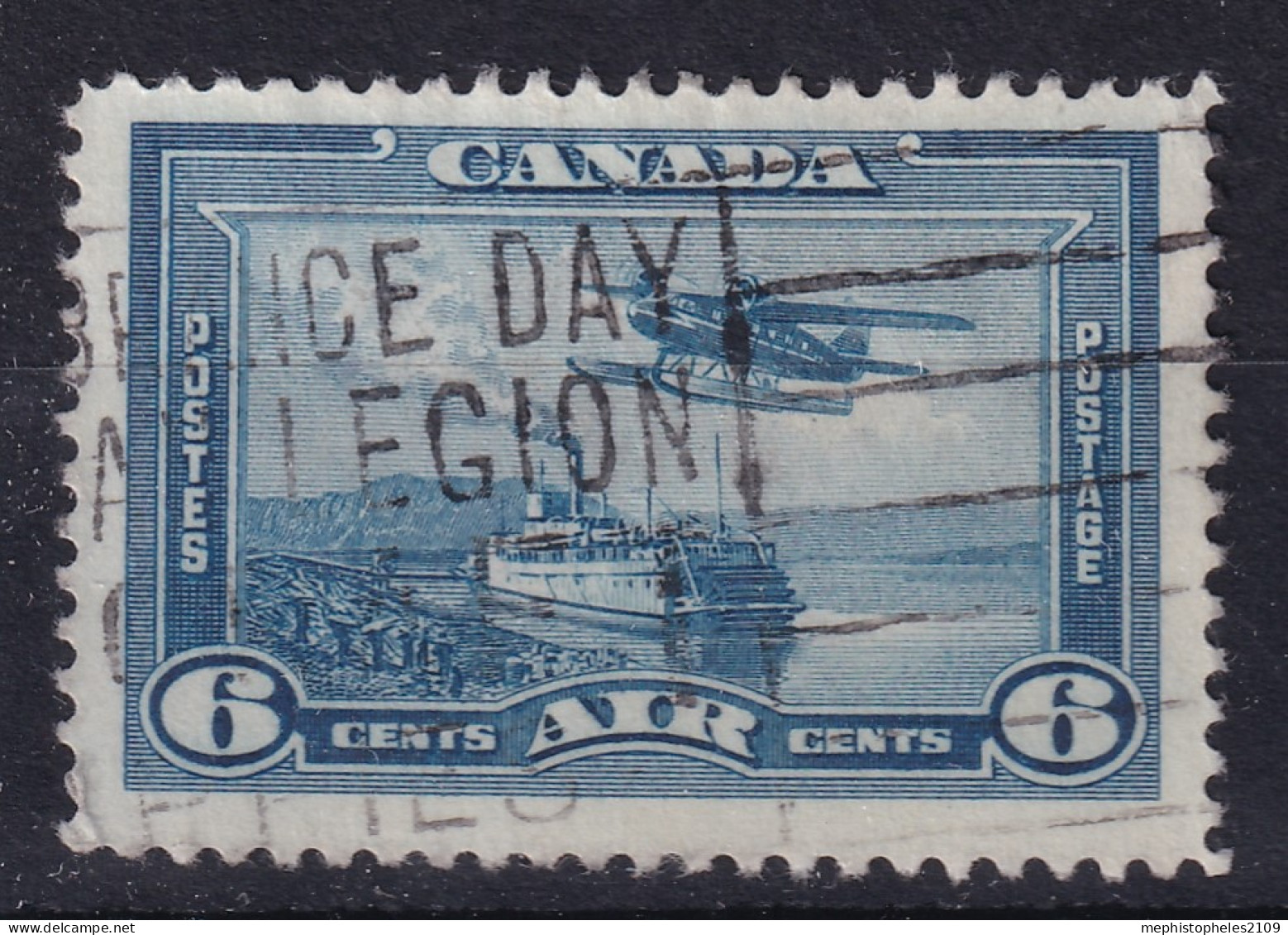 CANADA 1938 - Canceled - Sc# C6 - Poste Aérienne - Luftpost