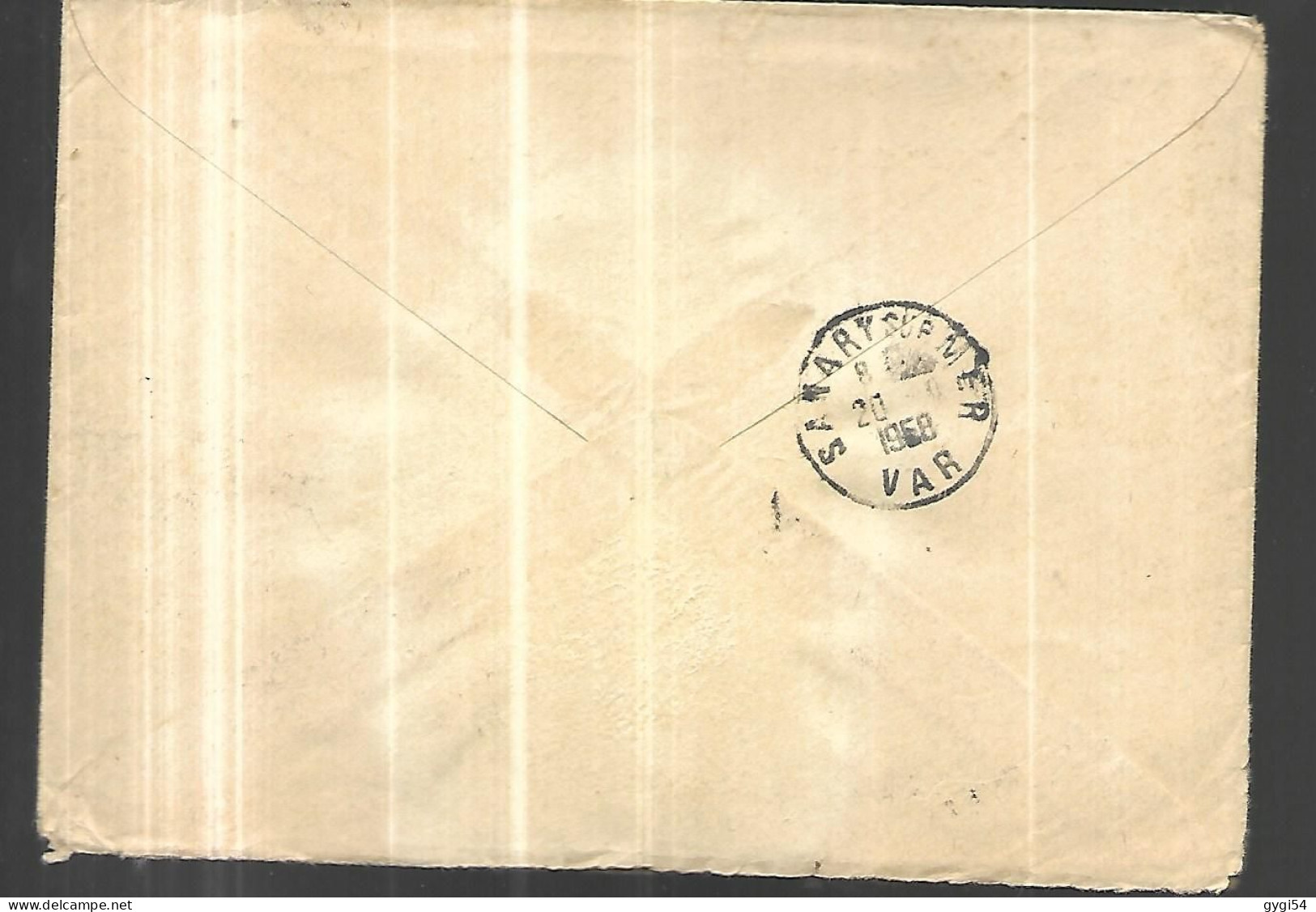 RUSSIE - URSS -  TOMSK  12 10  1958 LETTRE RECOMMANDEE Par AVION Pour Port - Issol - Cartas & Documentos