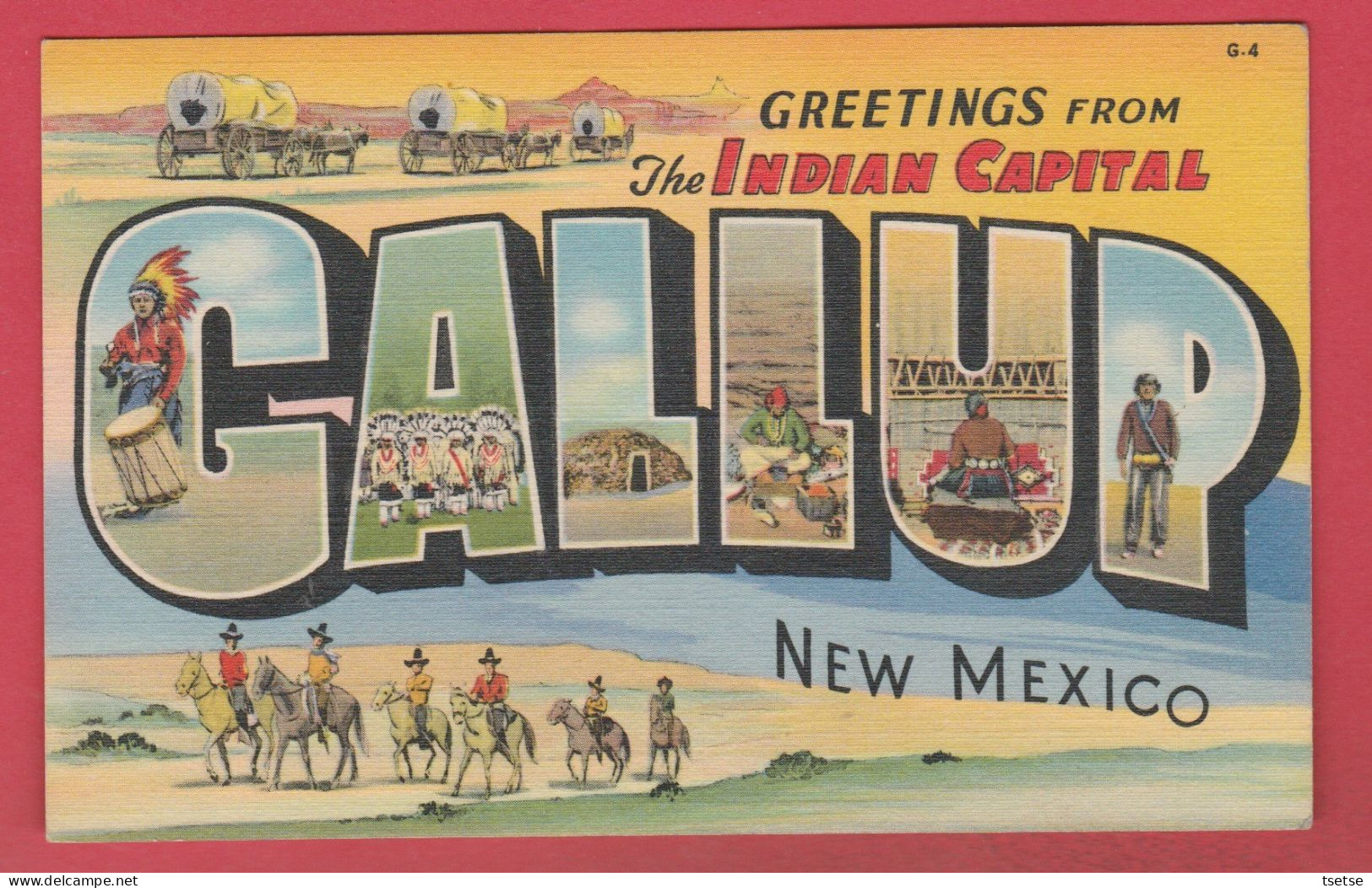 Greetings From The Indian Capital / Callup- New Mexico (voir Verso ) - Amerika