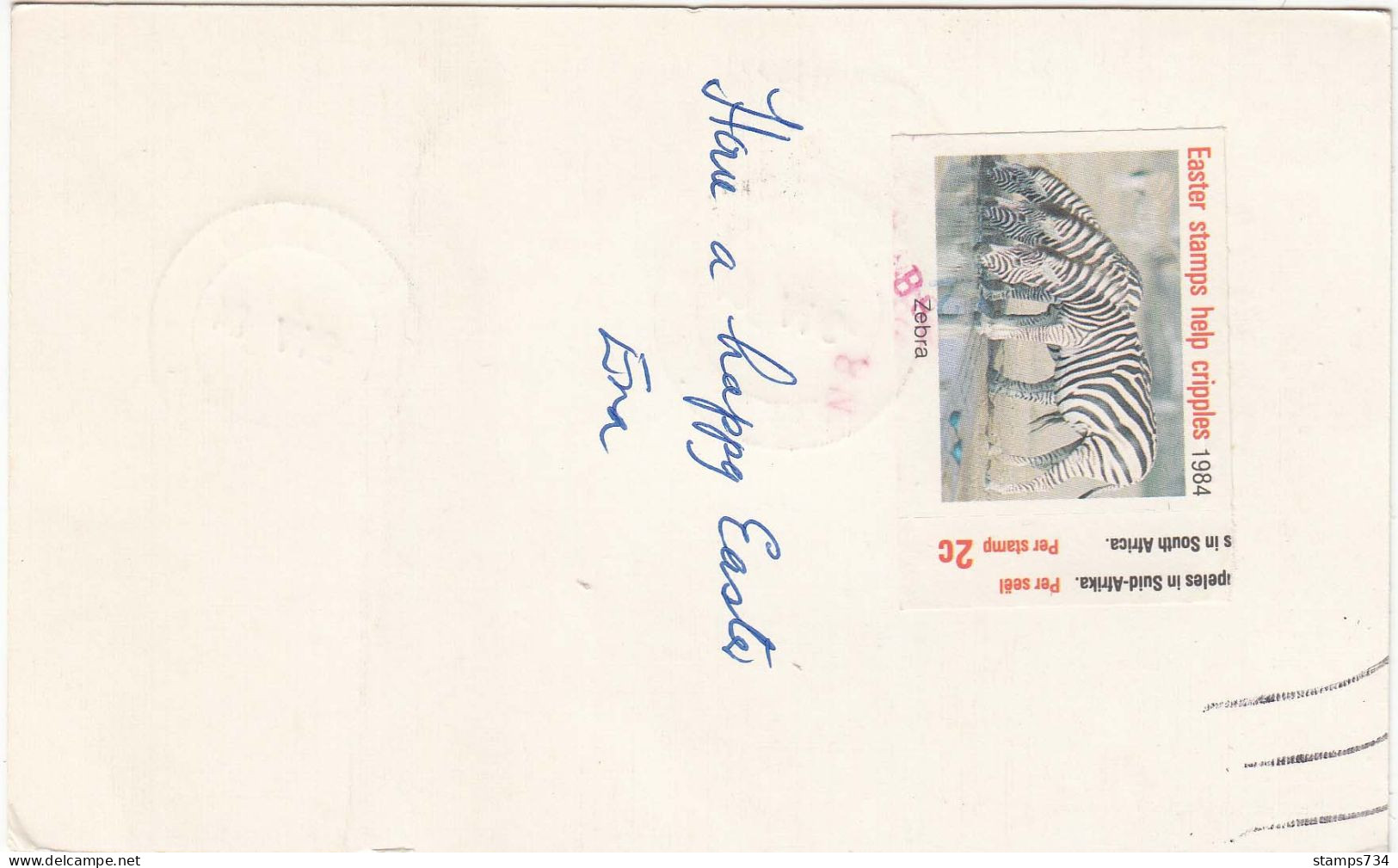 South Africa 1984 - Postal Stationary From Cape Town To Sofia/Bulgaria(2 Scan) - Covers & Documents