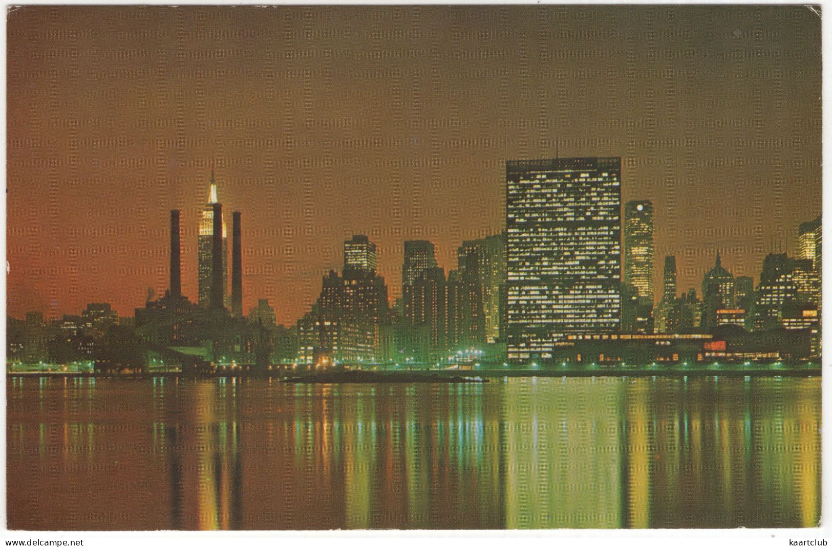 United Nations And Empire State Building - East River - New York City - (N.Y. - USA) - Empire State Building