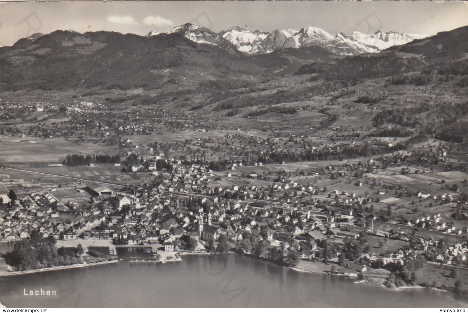 CARTOLINA  LACHEN,SCHWYZ,SVIZZERA-VIAGGIATA 1968 - Lachen