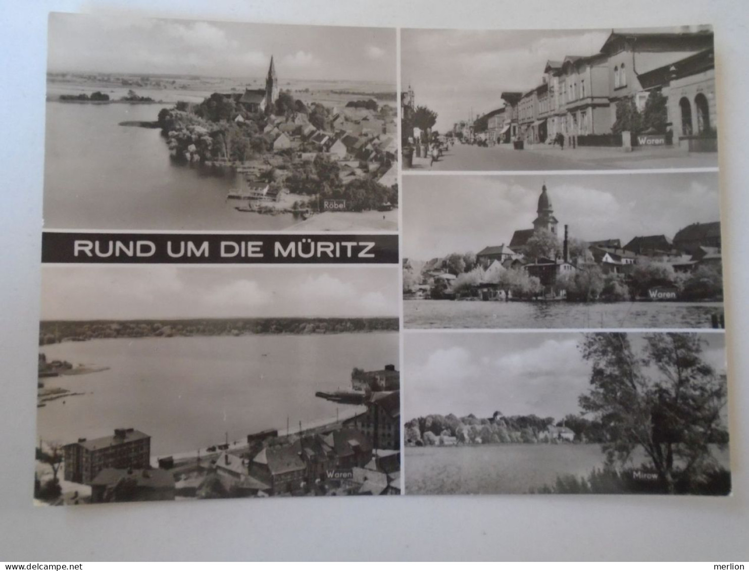 D197706       AK Germany  -  Röbel Waren Mirow /  Rund Um Die Müritz  -25 Jahre DDR Sonderstempel  Gel Nach Ungarn  1974 - Roebel