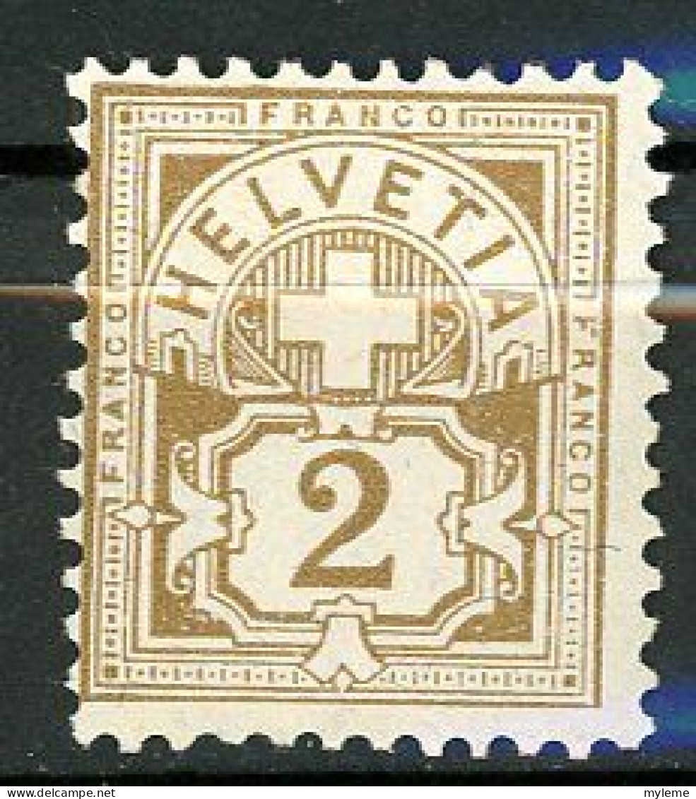 R1-13 Suisse N° 58 *  à 10% De La Cote. A Saisir !!! - Unused Stamps
