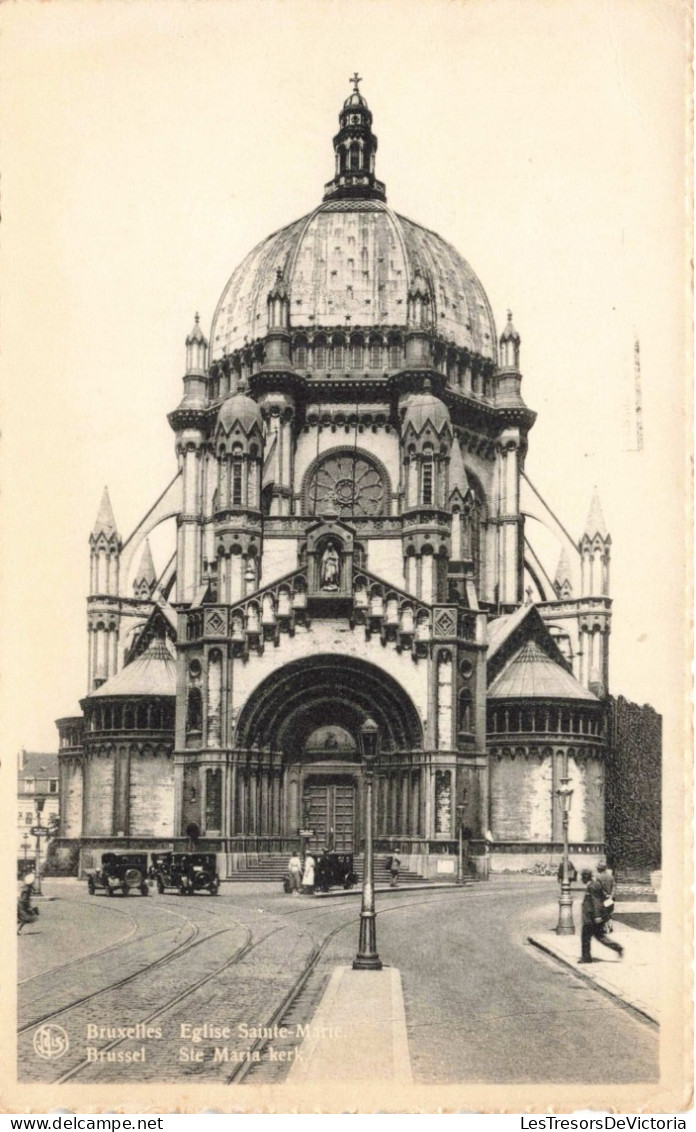 BELGIQUE - Bruxelles - Eglise Sainte Marie - Carte Postale Ancienne - Monumenti, Edifici