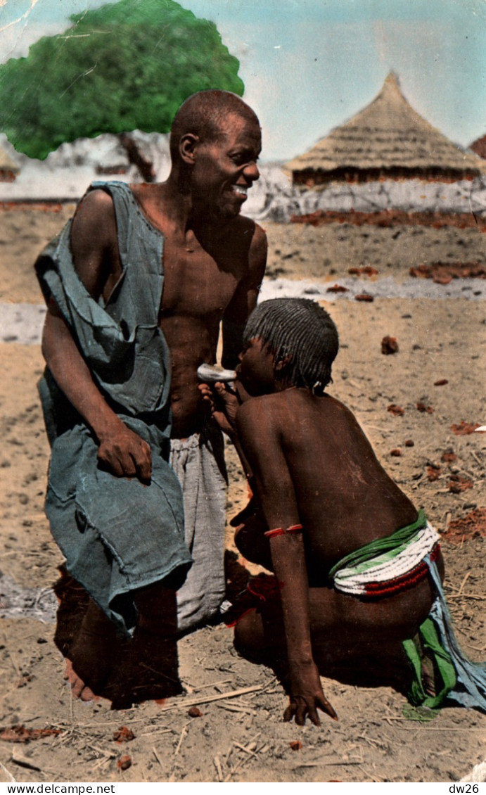 Ethnologie: L'Afrique En Couleurs (A.O.F.) Ventouse Indigène - Carte Robel N° 217 Non Circulée - África