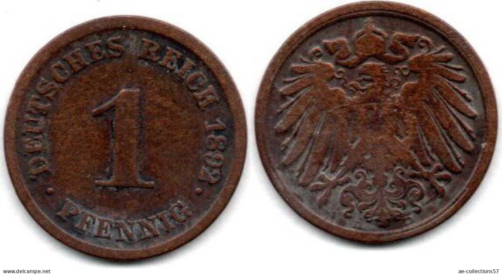 MA 24237 / Allemagne - Deutschland - Germany  1 Pfennig 1892 D TB+ - 1 Pfennig