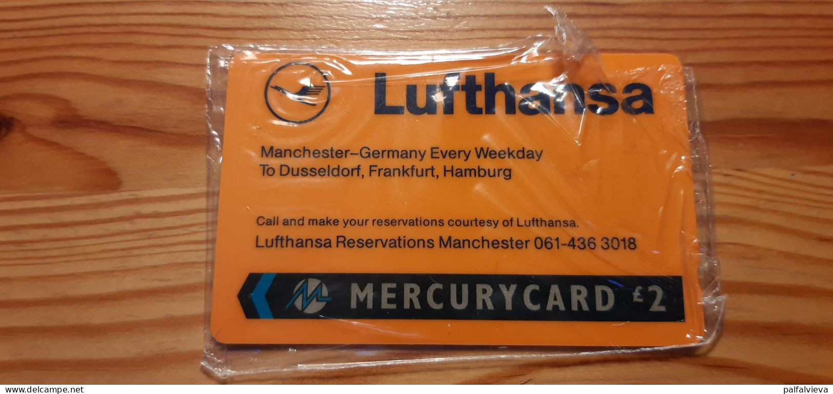 Phonecard United Kingdom, Mercury 20MERC - Lufthansa 2.433 Ex. - Mint In Blister - [ 4] Mercury Communications & Paytelco