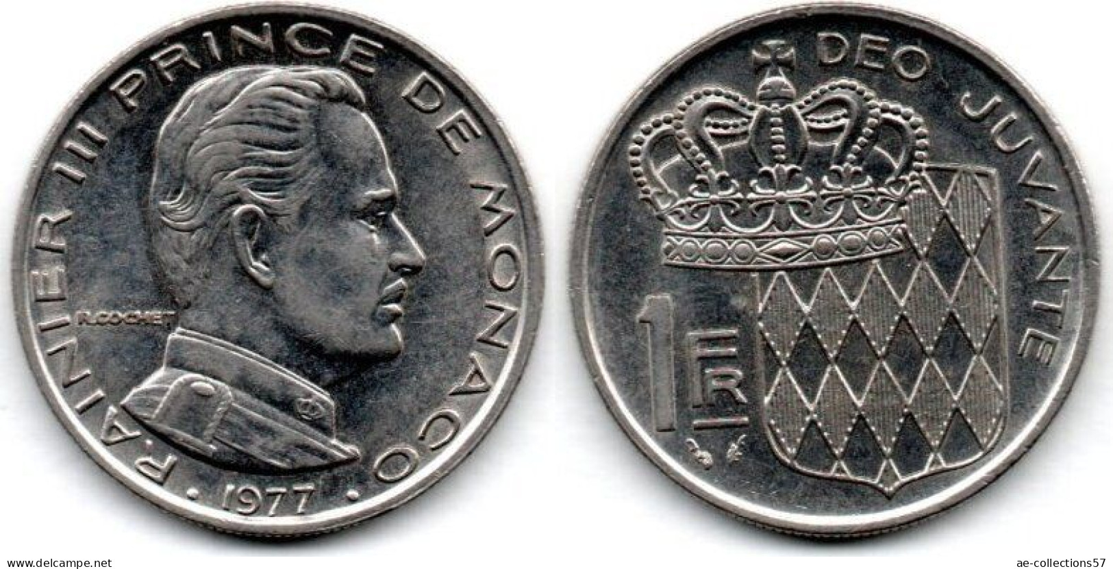 MA 24251 / Monaco 1 Franc 1977 SUP - 1960-2001 Neue Francs