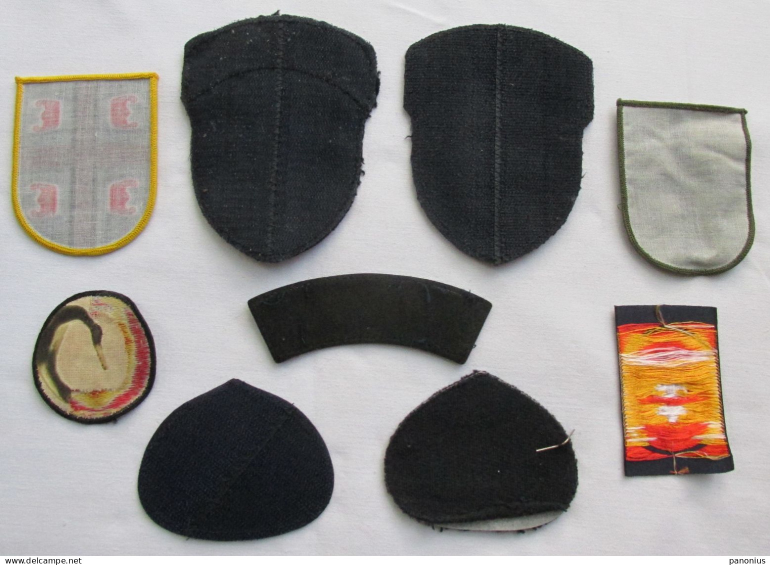 SERBIA / SRBIJA POLICE POLICIJA PATCH, 9 Pcs - Ecussons Tissu