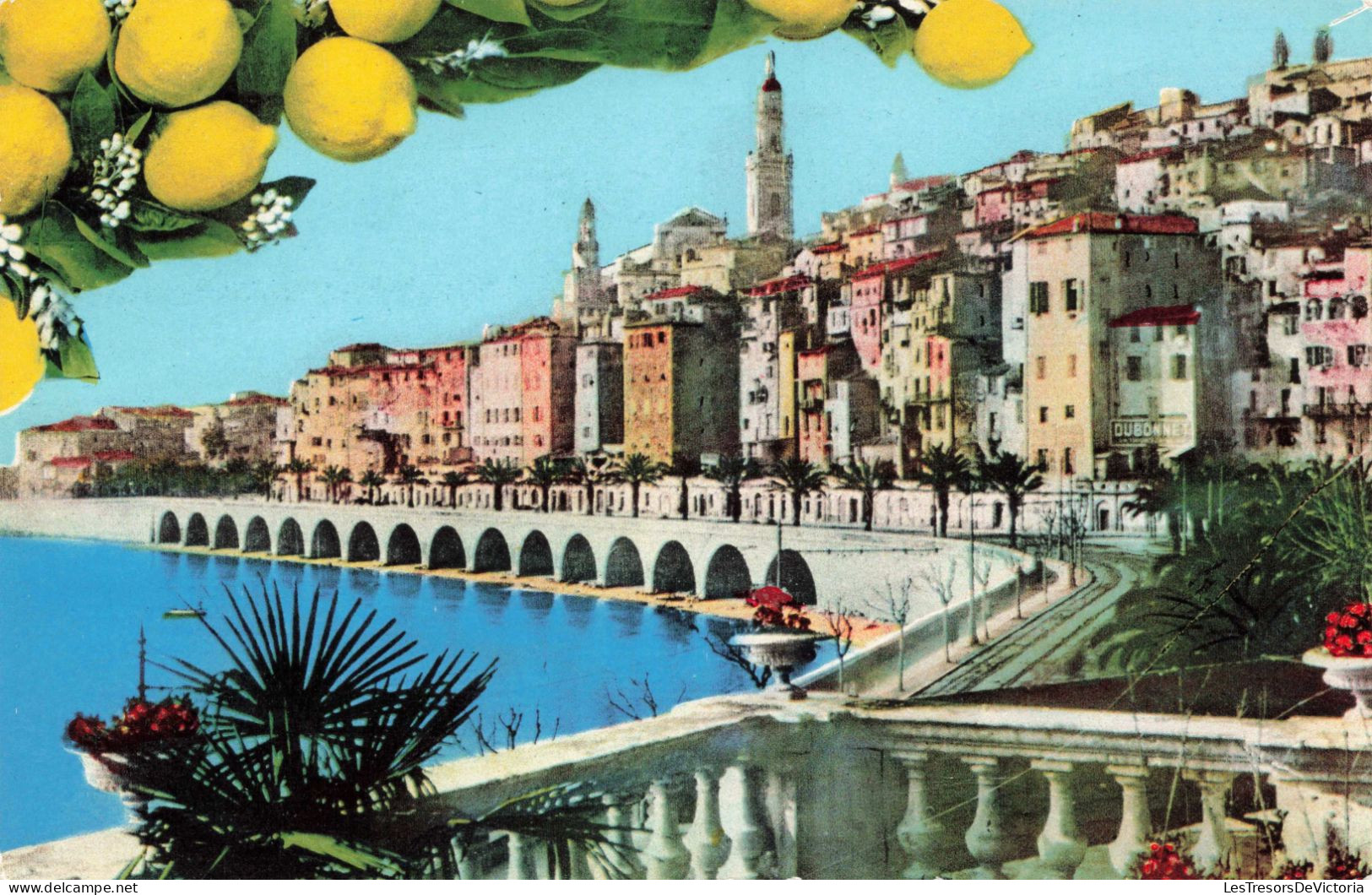 FRANCE - La Cote D'Azur - Menton - Vue Générale Sur La Ville Du Citron - Carte Postale Ancienne - Menton