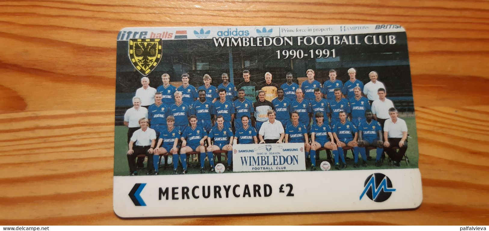Phonecard United Kingdom, Mercury 2PFLG - Wimbledon Football Club 10.823 Ex. - [ 4] Mercury Communications & Paytelco