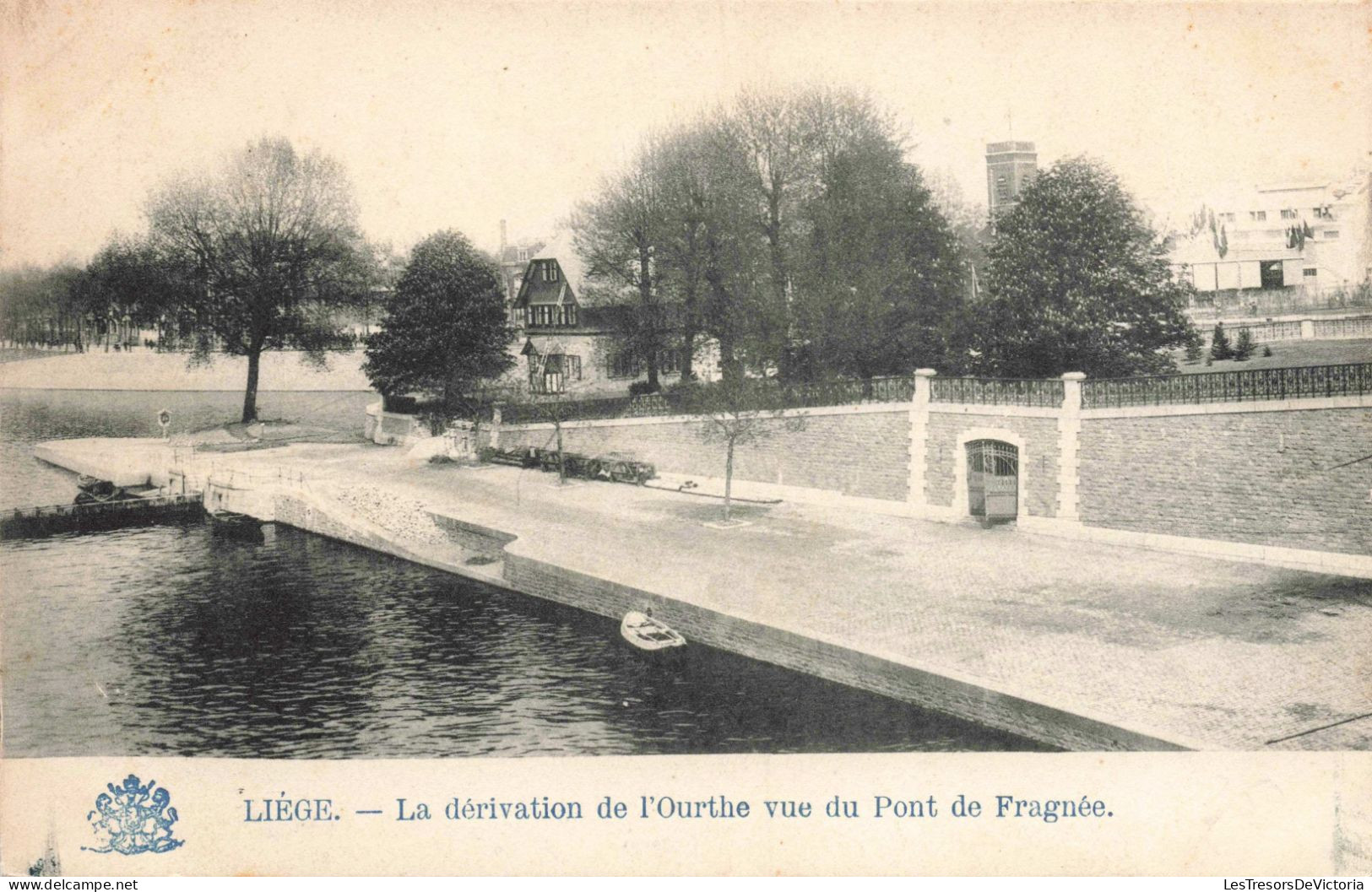 BELGIQUE - Liège - La Dérivation De L'Ourthe Vue Du Pont De Fragnée - Carte Postale Ancienne - Liege