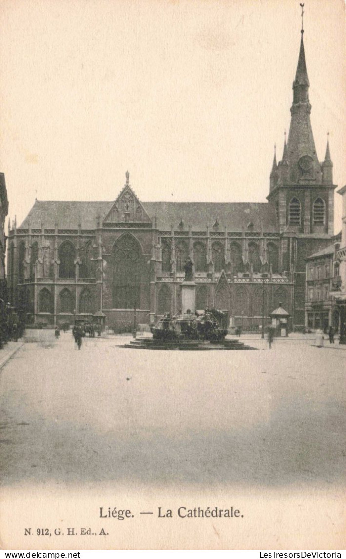 BELGIQUE - Liège - La Cathédrale -  Carte Postale Ancienne - Liège