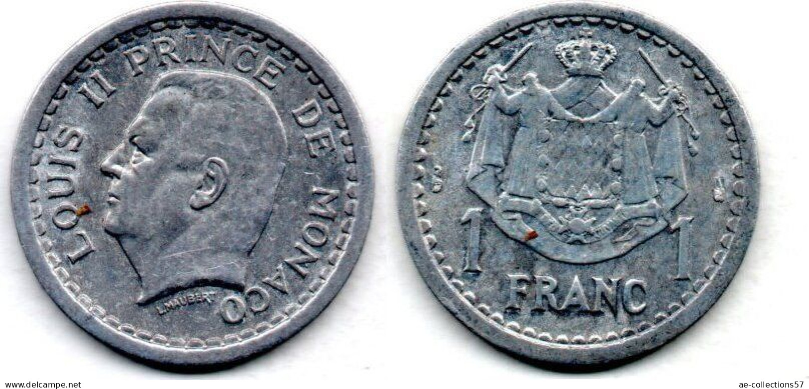 MA 24266 / Monaco 1 Franc 1943 TTB - 1960-2001 Neue Francs