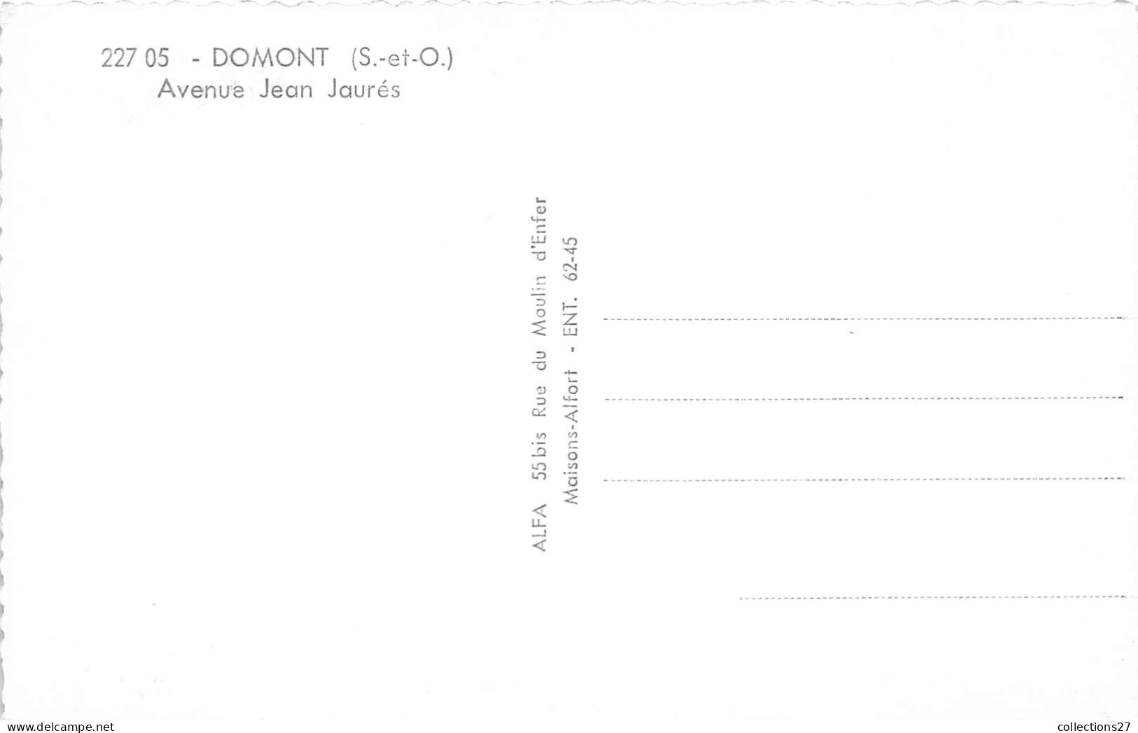 95-DOMONT- AVENUE JEAN JAURES - Domont
