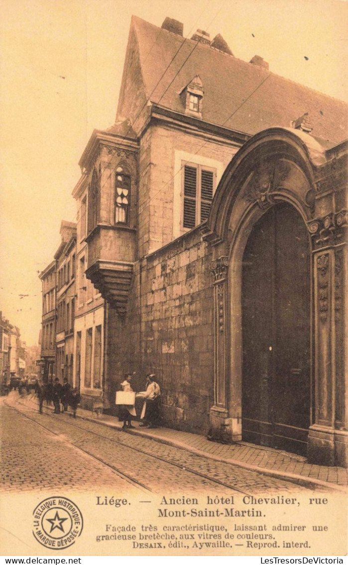 BELGIQUE - Liège - Ancien Hôtel Chevalier, Rue Mont Saint Martin -  Carte Postale Ancienne - Lüttich