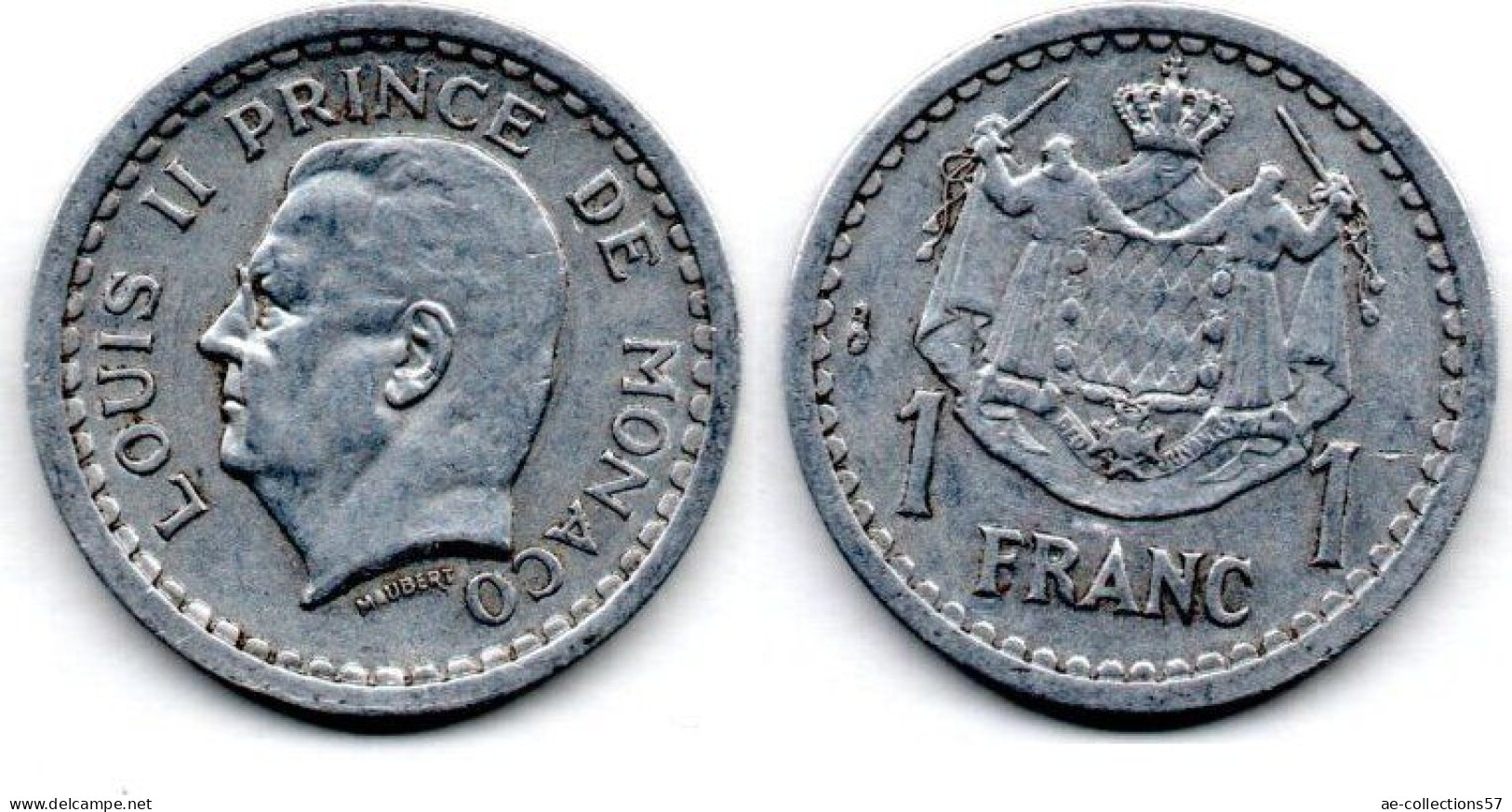 MA 24269 / Monaco 1 Franc 1943 TTB - 1960-2001 Francos Nuevos