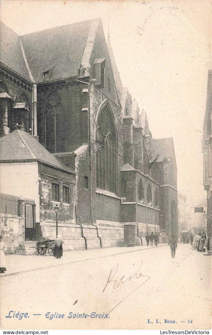 BELGIQUE - Liège - Eglise Sainte Croix -  Carte Postale Ancienne - Luik