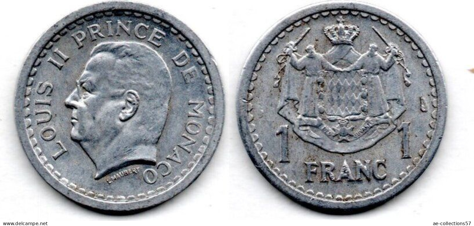 MA 24273 / Monaco 1 Franc 1943 TTB - 1960-2001 Francos Nuevos