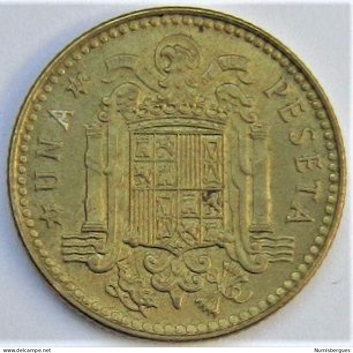 Pièce De Monnaie 1 Peseta 1977 - 1 Peseta