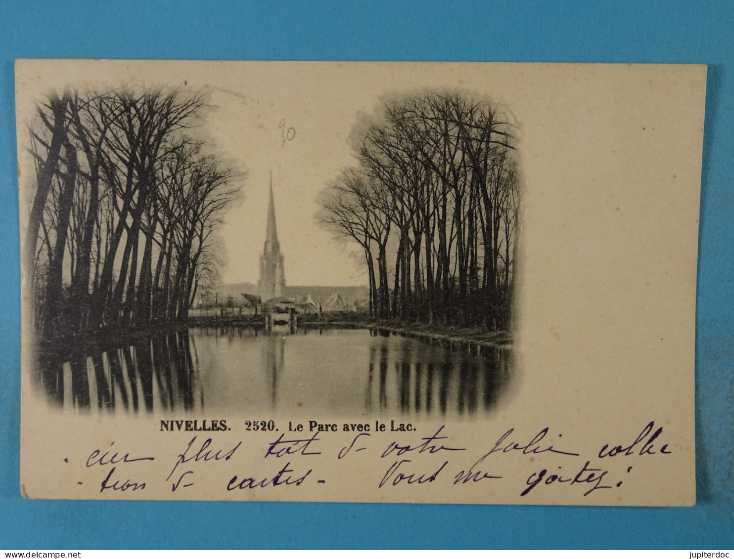 Nivelles Le Parc Avec Le Lac  (1899) - Nijvel
