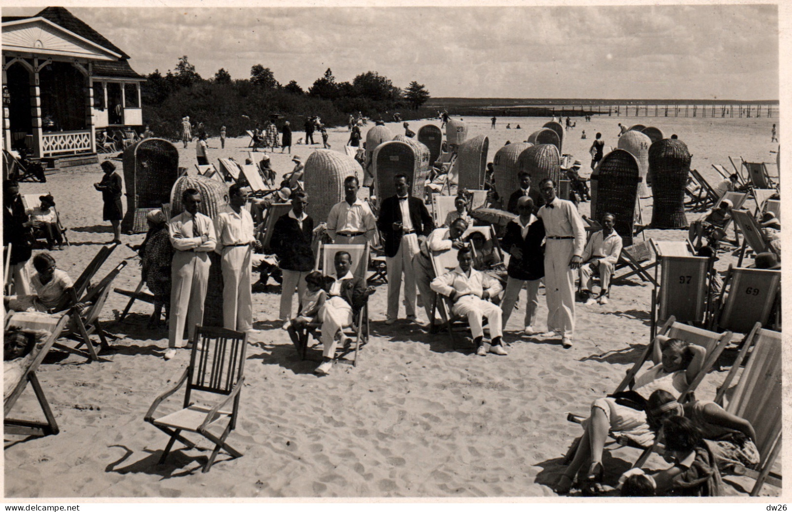 Estonie, Eesti - Pärnu, La Plage: Strand Beach 1929 - Estonie