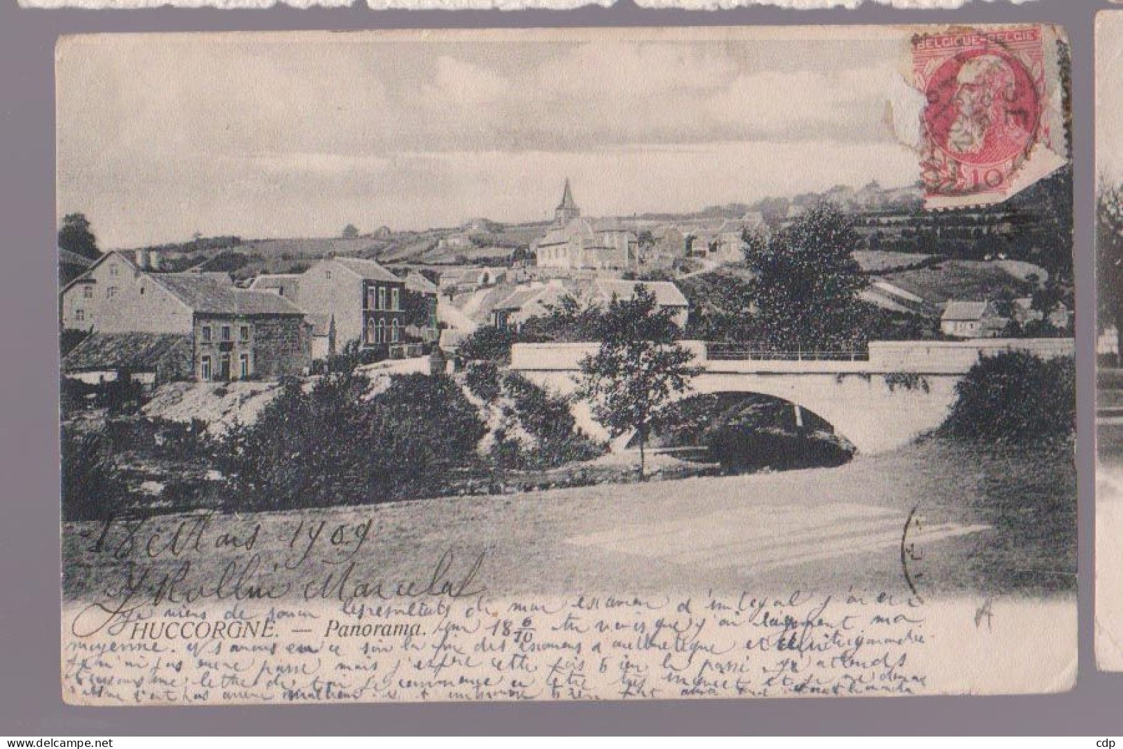 Cpa Huccorgne  1901 - Wanze