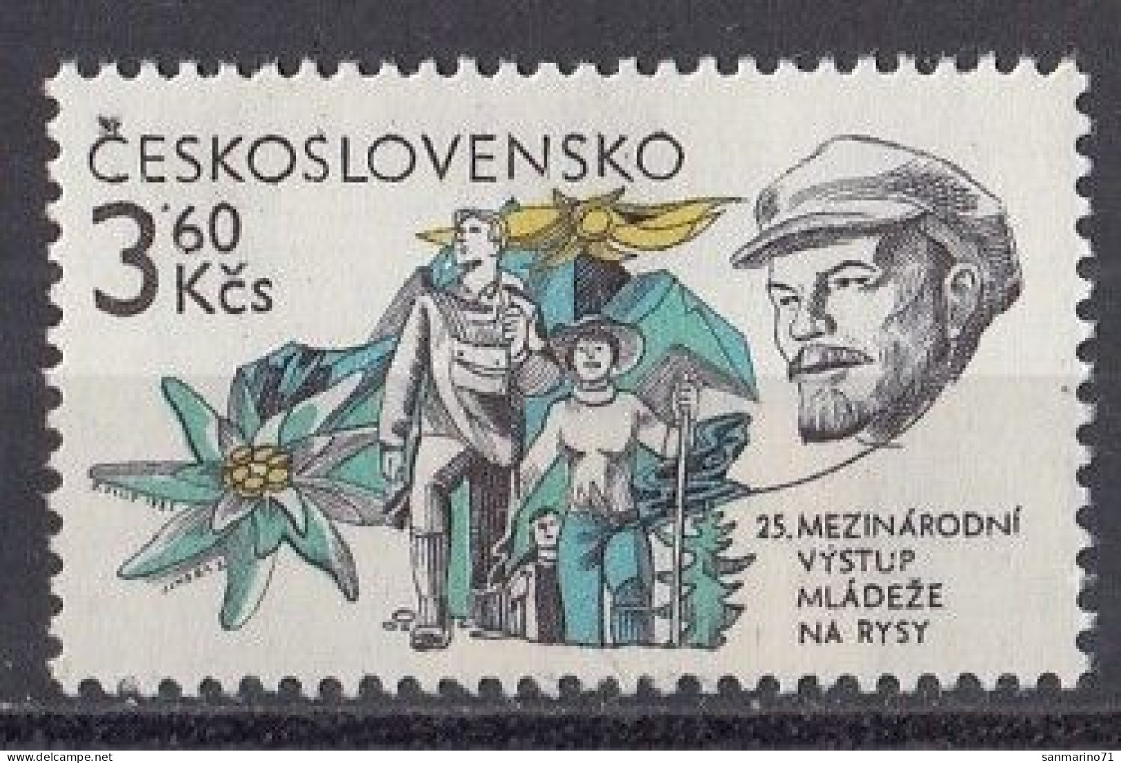 CZECHOSLOVAKIA 2629,unused - Lenin