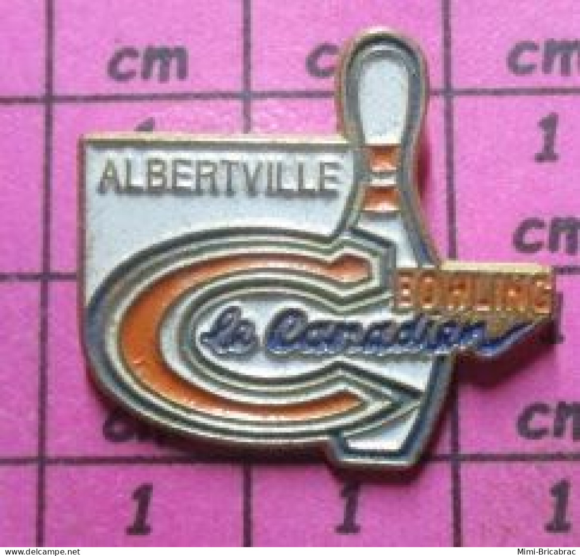 516B  Pin's Pins / Beau Et Rare / ASSOCIATIONS / LE CANADIEN ALBERTVILLE BOWLING - Bowling