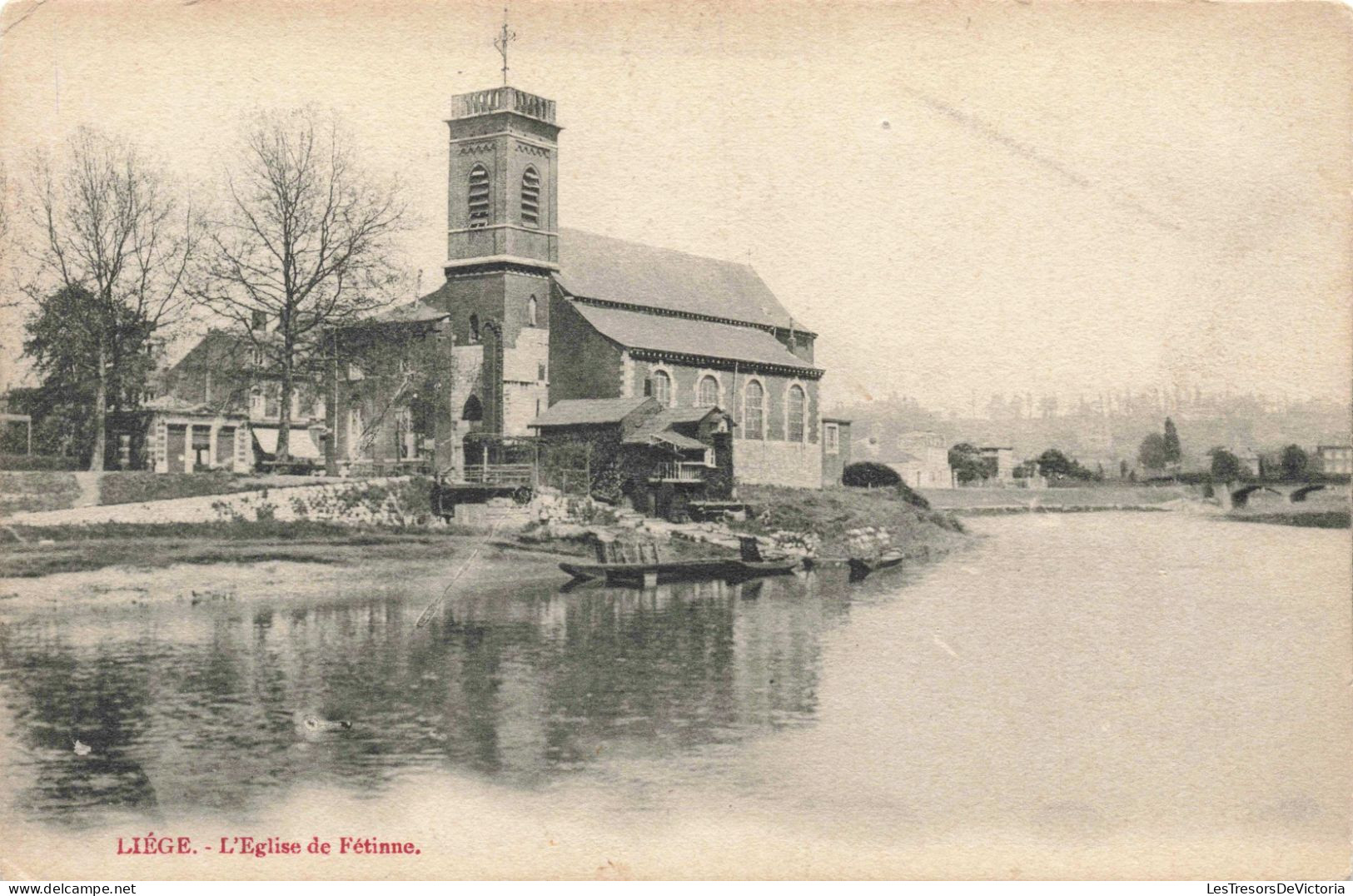 BELGIQUE - Liège - L'Eglise De Fétinne -  Carte Postale Ancienne - Lüttich