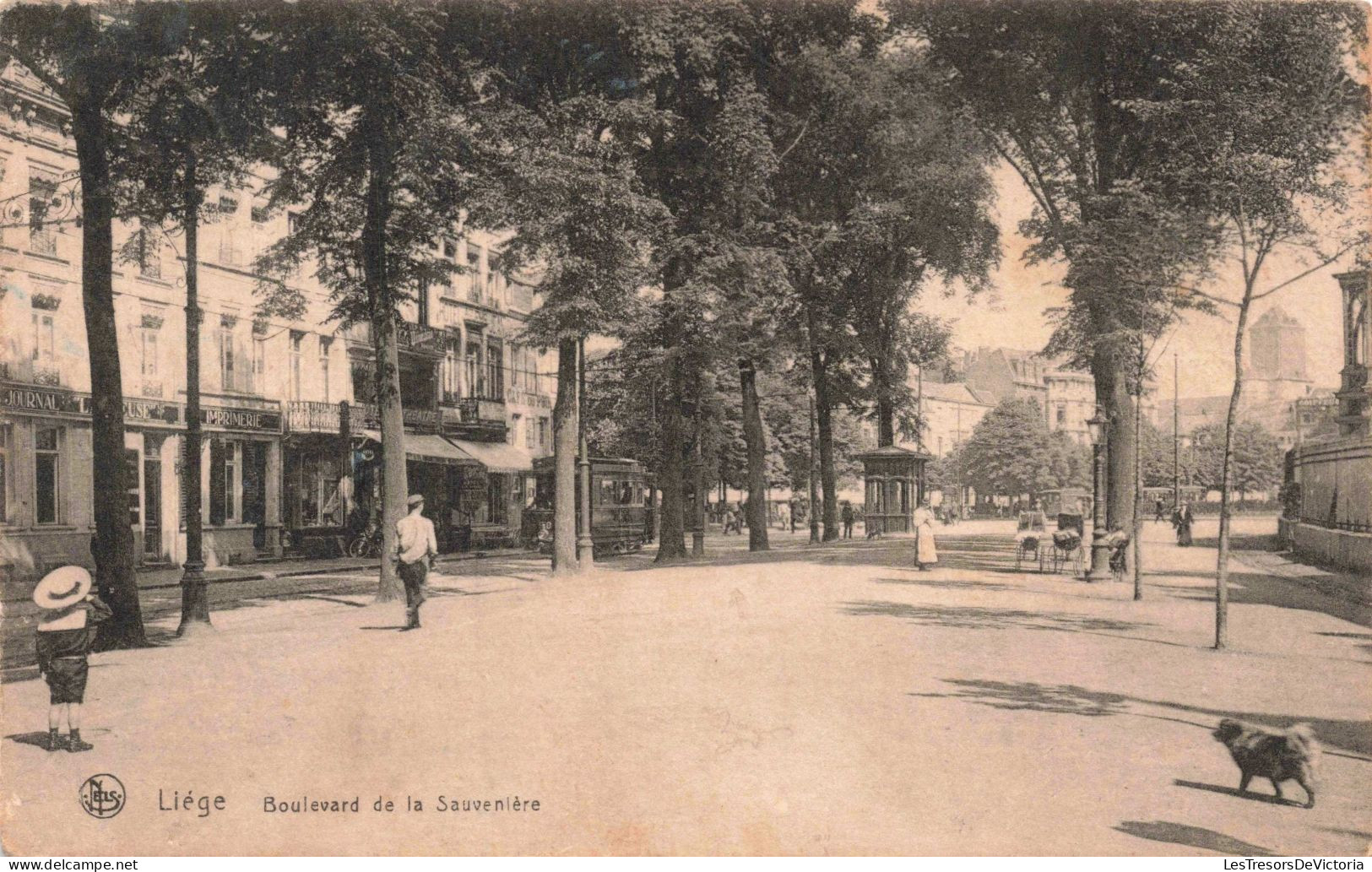 BELGIQUE - Liège - Boulevard De La Sauvenière -  Carte Postale Ancienne - Luik