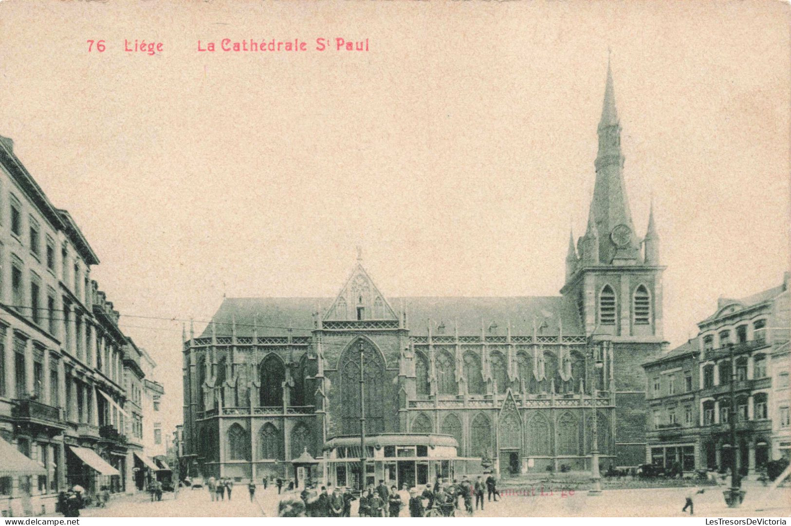 BELGIQUE - Liège - La Cathédrale St Paul -  Carte Postale Ancienne - Liege