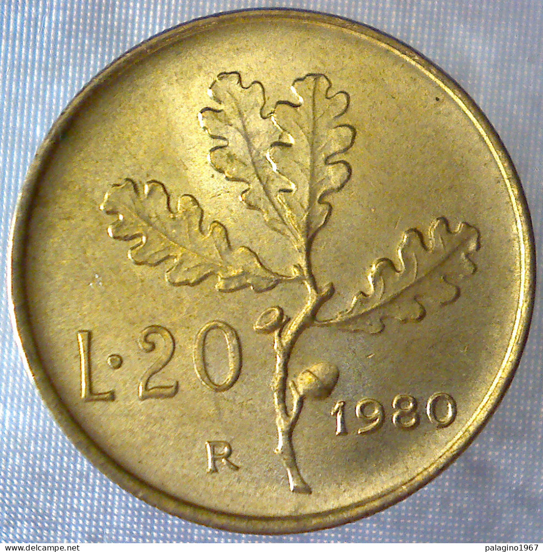 REPUBBLICA ITALIANA 20 Lire Ramo Di Quercia 1980 SPL QFDC  - 20 Liras