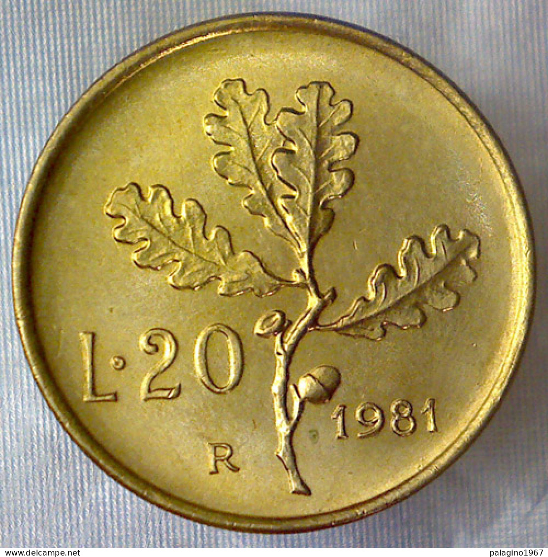 REPUBBLICA ITALIANA 20 Lire Ramo Di Quercia 1981 QFDC  - 20 Lire