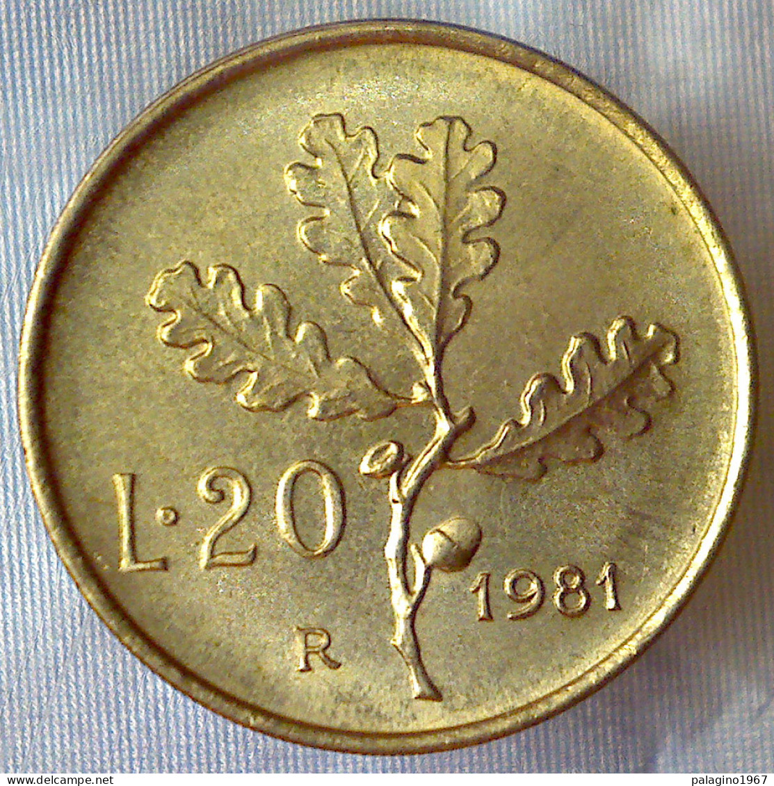 REPUBBLICA ITALIANA 20 Lire Ramo Di Quercia 1981 QFDC  - 20 Lire